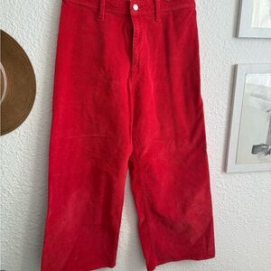 Universal Thread Cherry Red  Corduroy Pants size 10